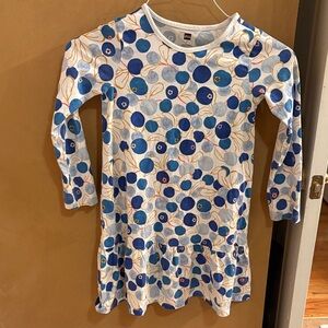 Tea Collection Blue and White blueberry Dress
